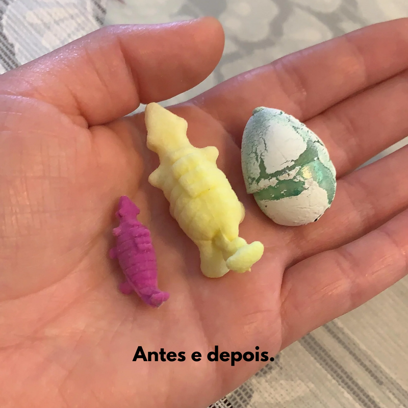 Ovo de Dino Surpresa Colecionável🦖 – A Magia de Ver um Dinossauro Nascer! 🥚✨