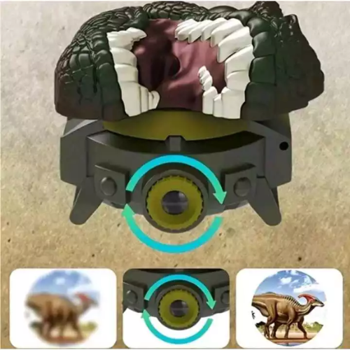 Relógio Infantil Dinossauro com Projetor de 24 imagens