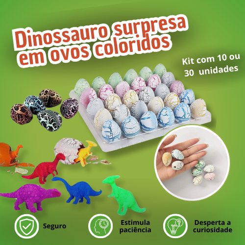 Ovo de Dino Surpresa Colecionável🦖 – A Magia de Ver um Dinossauro Nascer! 🥚✨