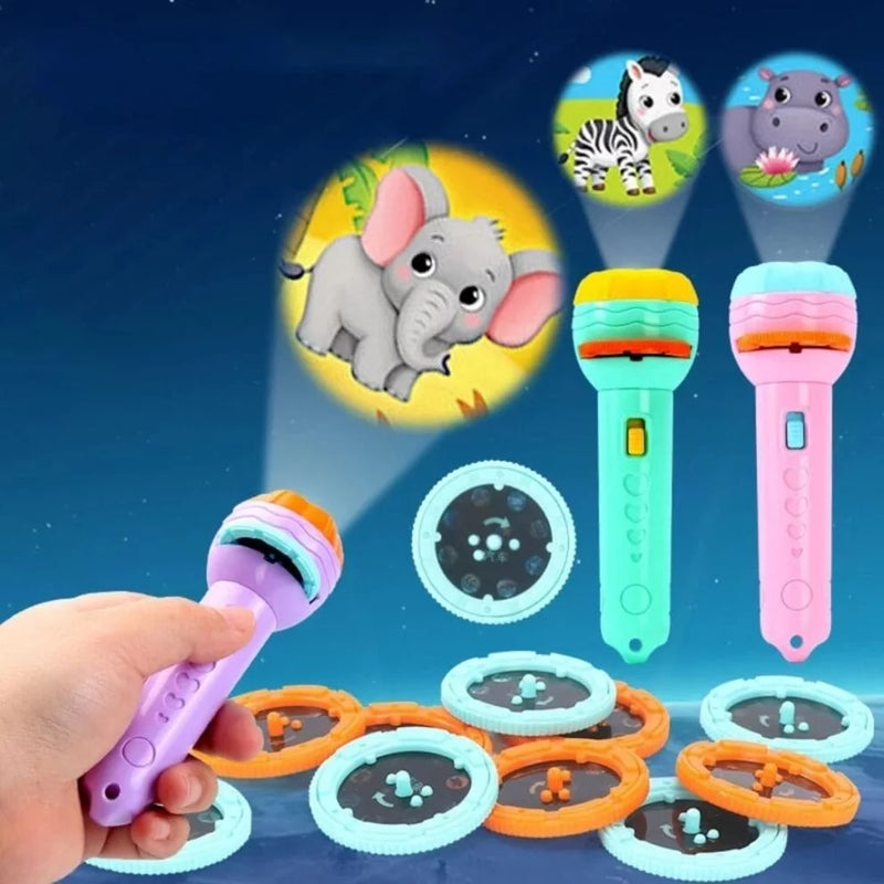 Lanterna Infantil com Projetor de Imagens - Compre 1 Leve 2