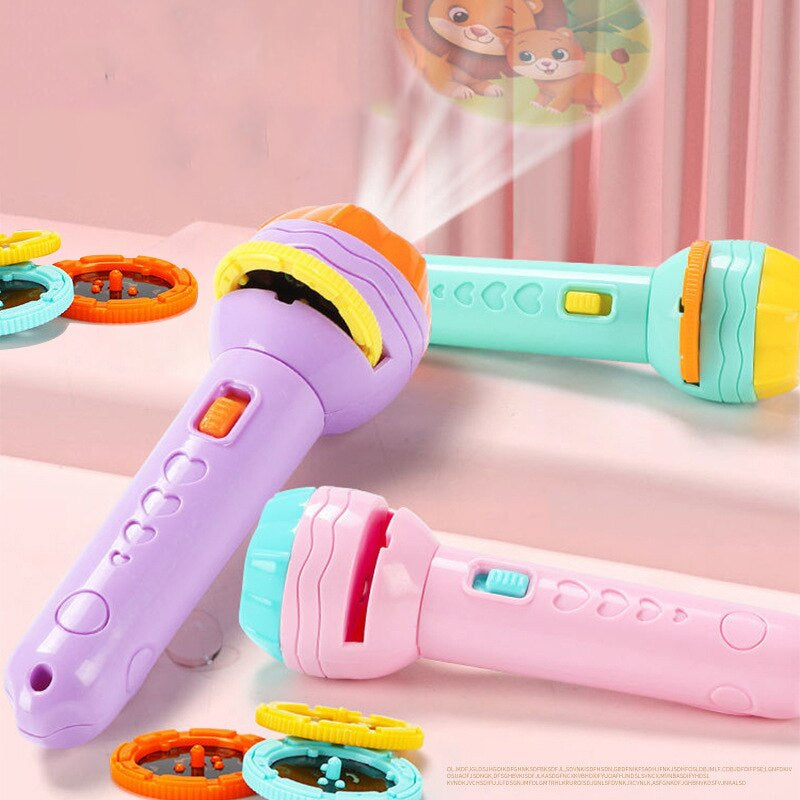 Lanterna Infantil com Projetor de Imagens - Compre 1 Leve 2