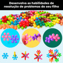 Blocos De Encaixar 100 Peças - Brinquedo Criativo