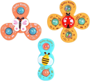 Spinner baby - Chocalho Giratório com Ventosa - Compre 2 Leve 3